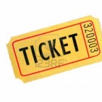 4585035-un-ticket-jaune-sur-un-fond-blanc-de-pres